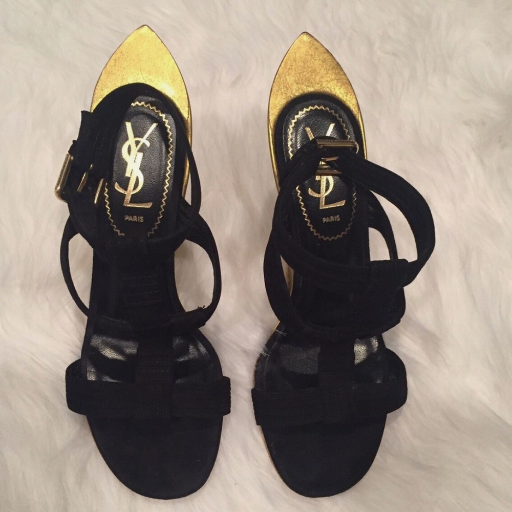 YVES SAINT LAURENT Totem Wedges 2011 Summer Collection